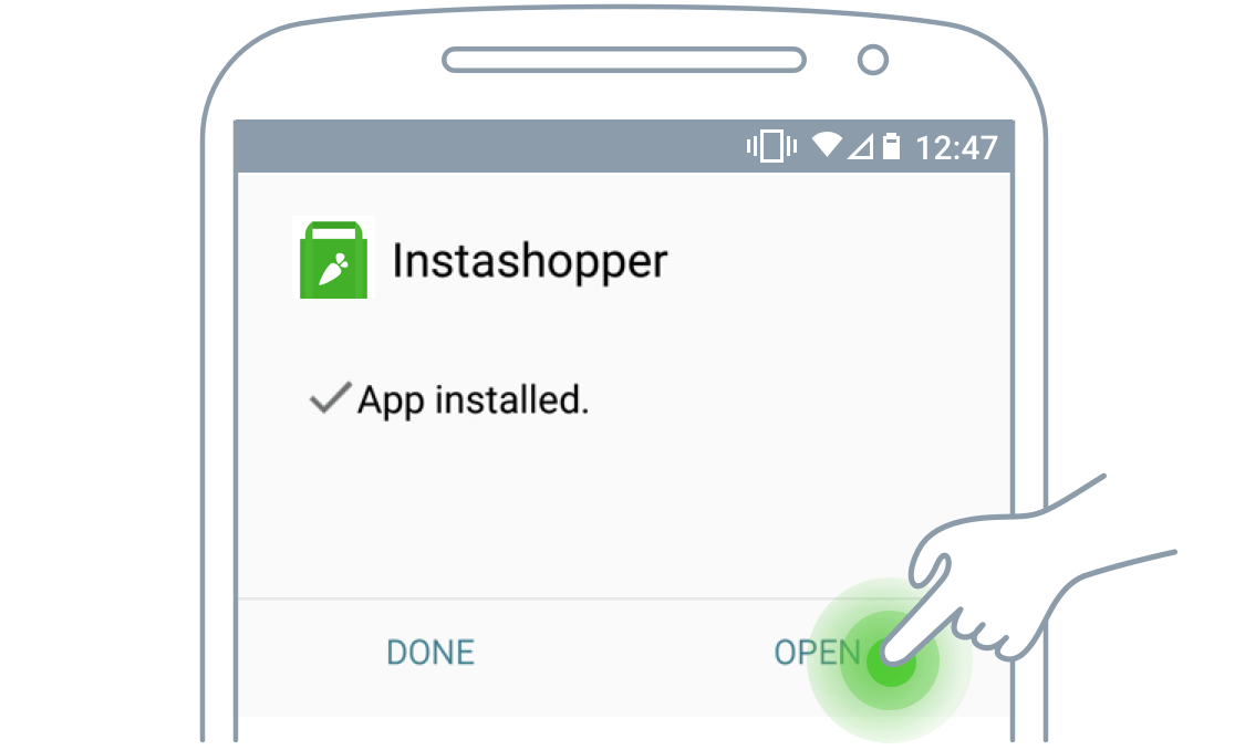 Instacart driver app Android step 6