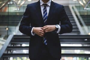 what is business administration: man in business suit