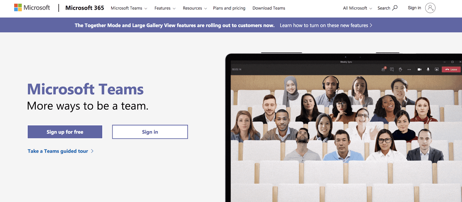 What Is Microsoft Teams Used For: Software Main webpage