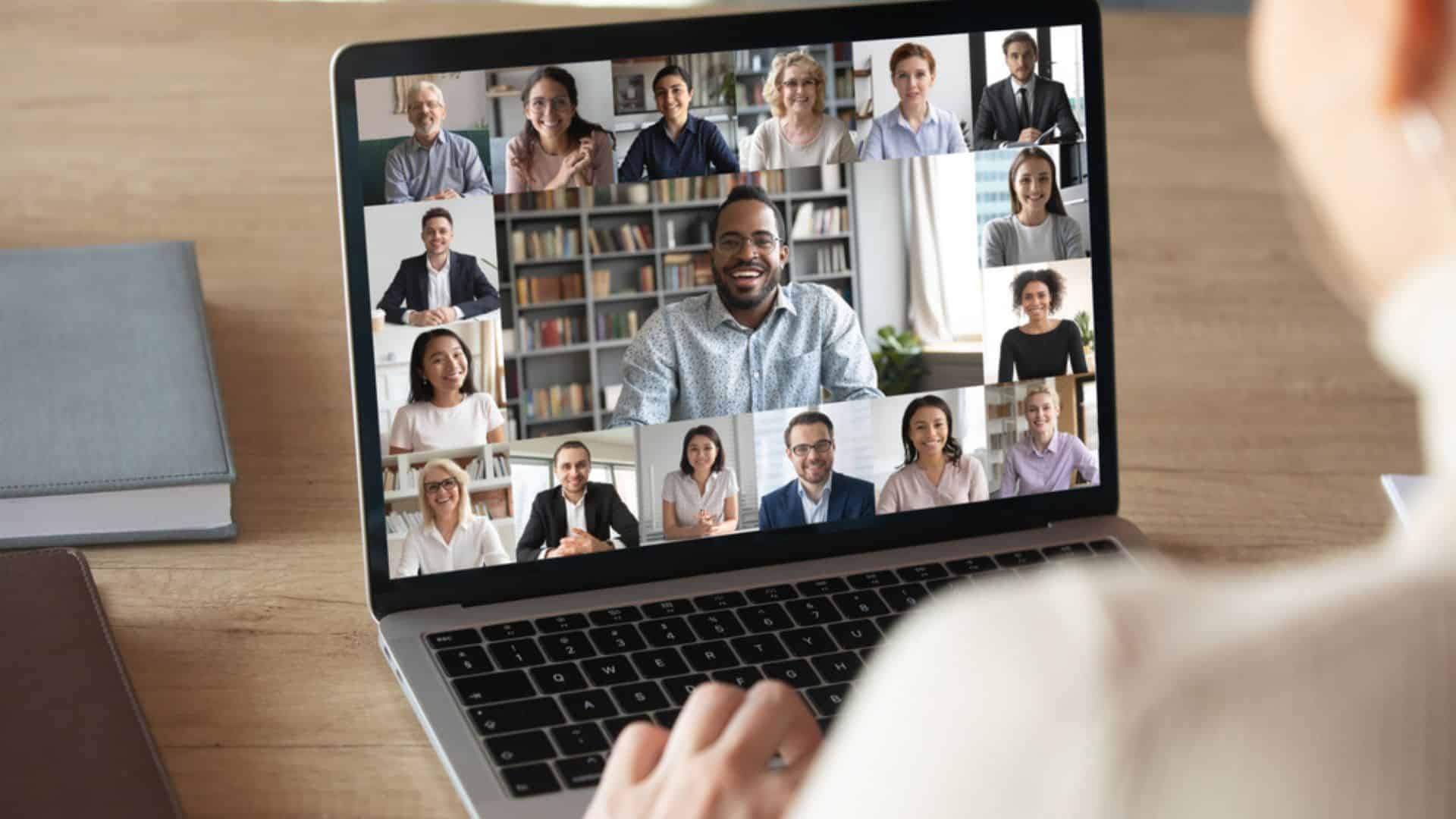 image showing a handful of people on a video call - what is working post for gigworker.com