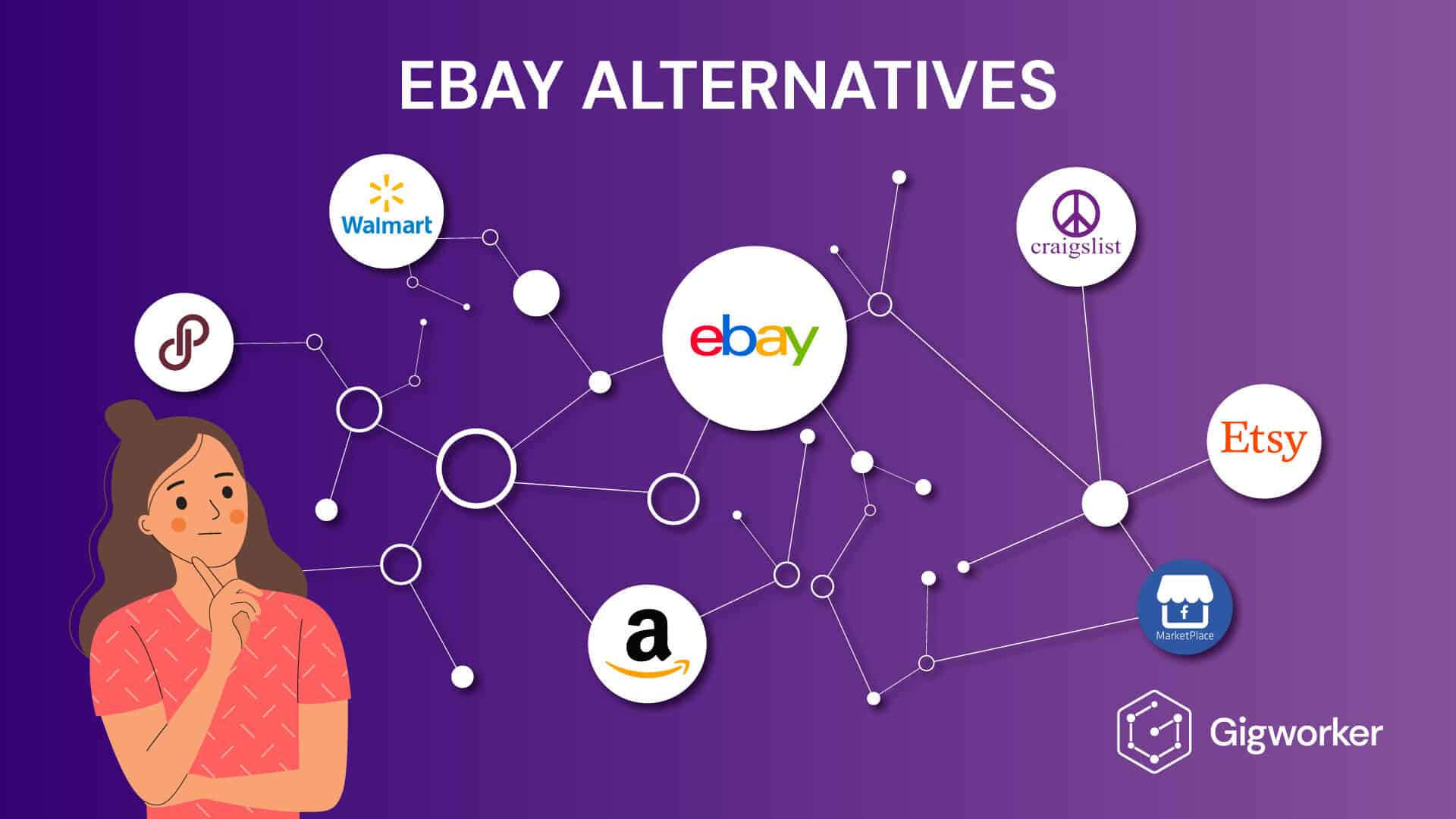 vector graphic showing an illustration of other sites like ebay