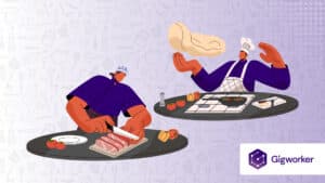 vector graphic showing an illustration of chefs cooking relate to how to become a private chef